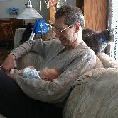 From
left to right: Ben, Grampa Jerry and Chloe