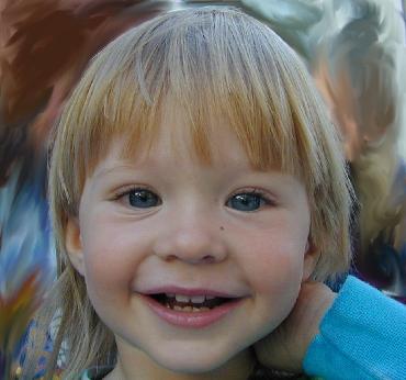 Ben and a big 'ol smile (June 9th 2001)...